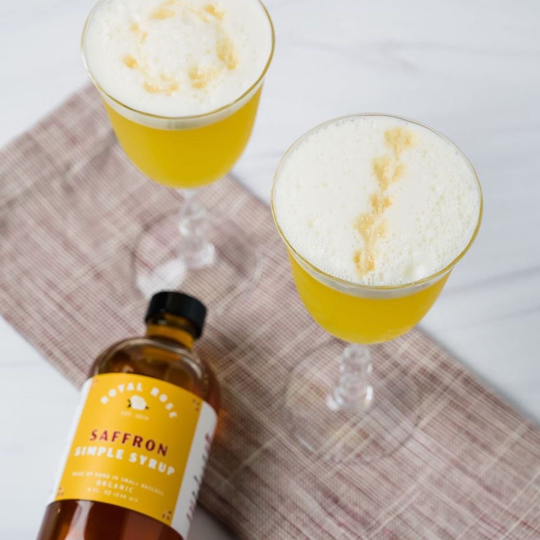 Saffron Pisco Sour