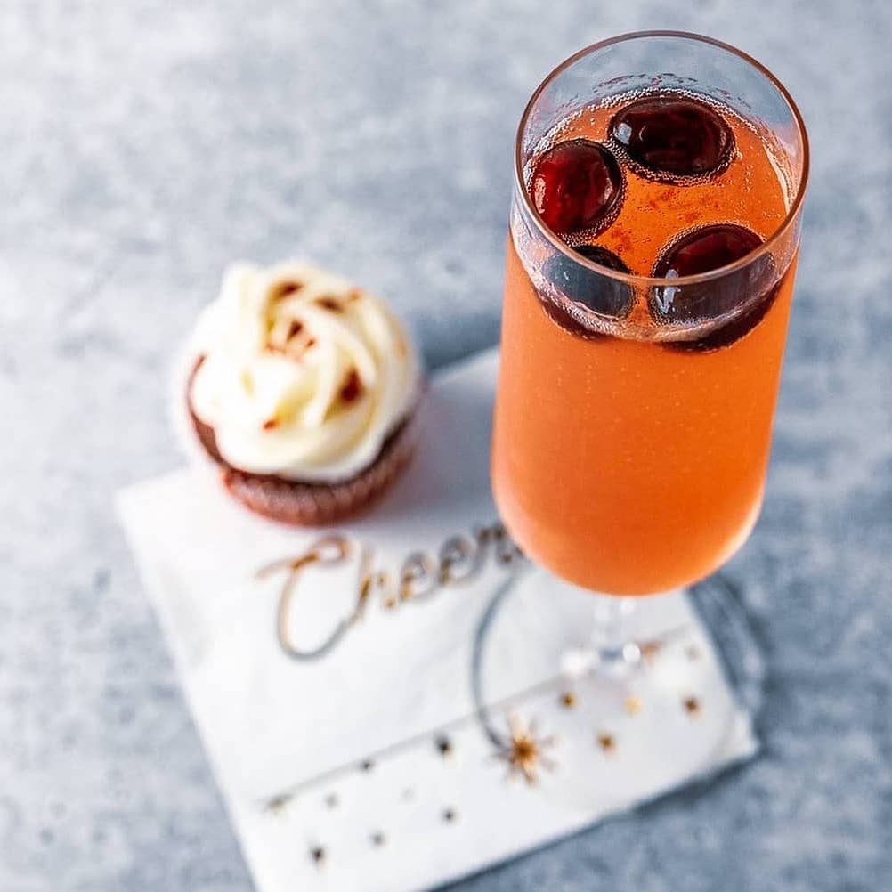 Cranberry French 75