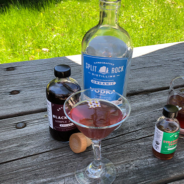 Blackberry Vodka Martini