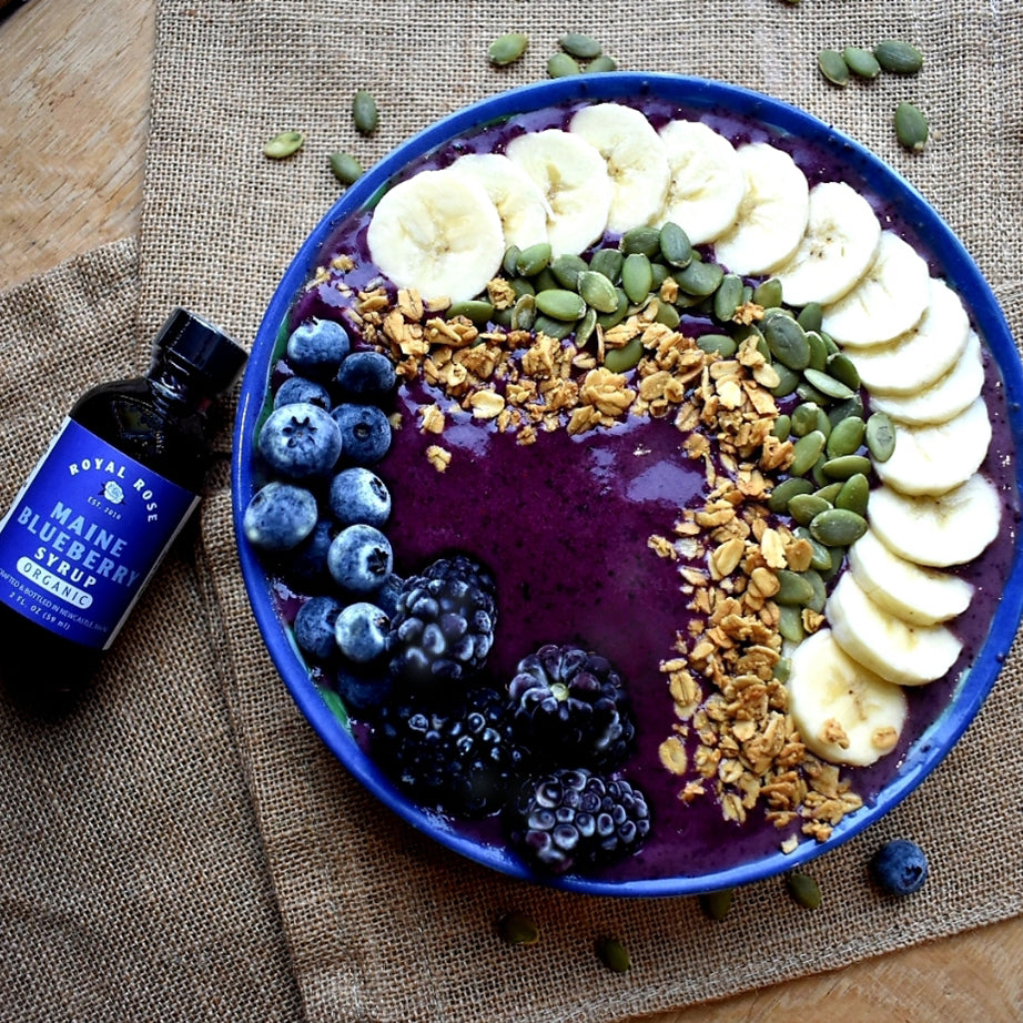 Royal Blueberry Acai Smoothie Bowl