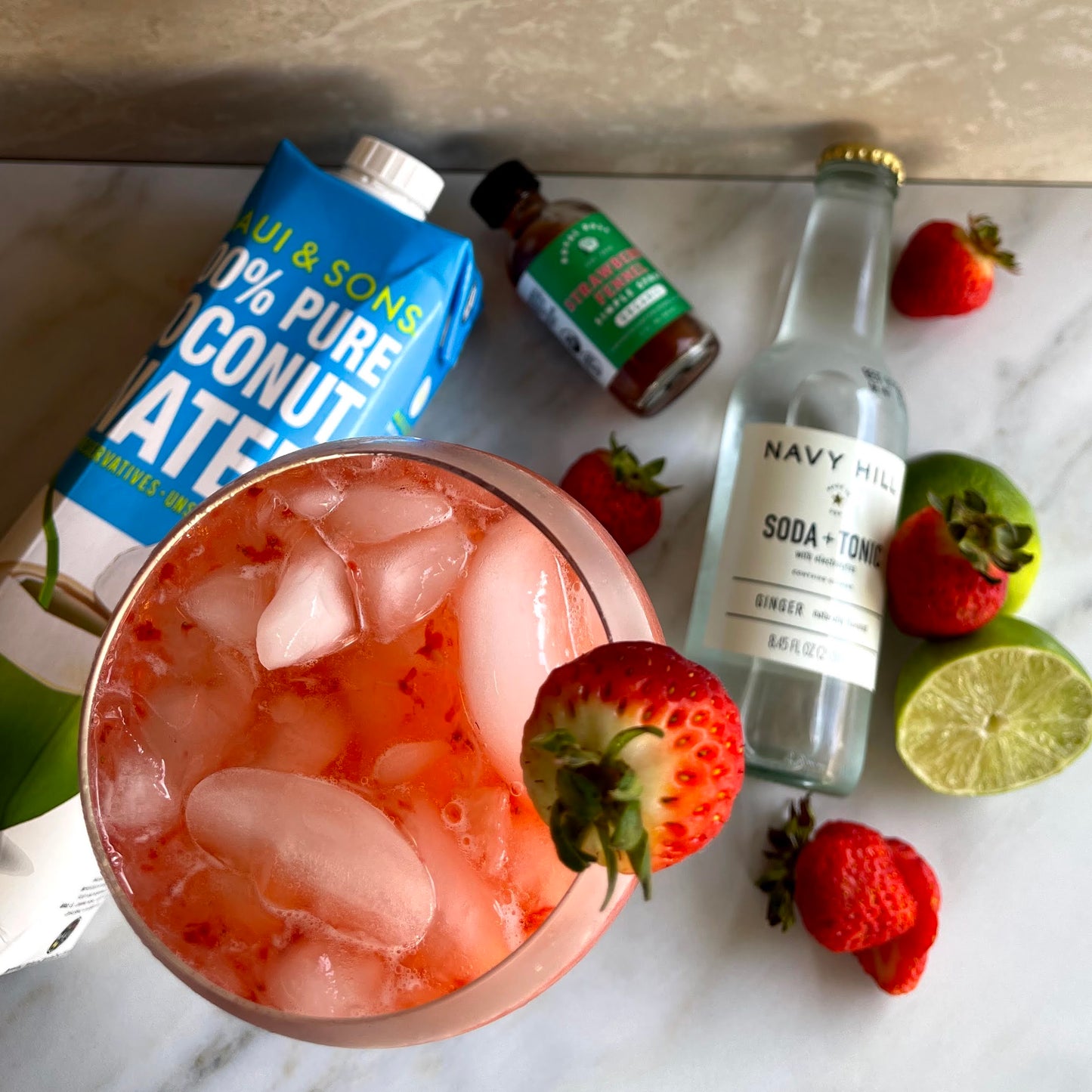 Strawberry Ginger Tonic🍓