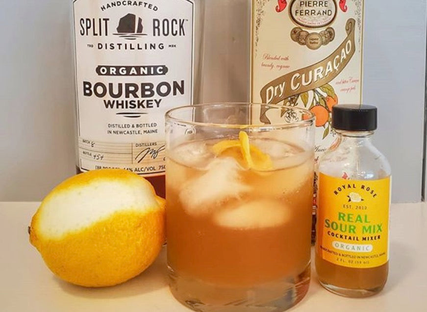 Split Rock Sidecar showcasing Royal Rose Real Organic Sour Mix!