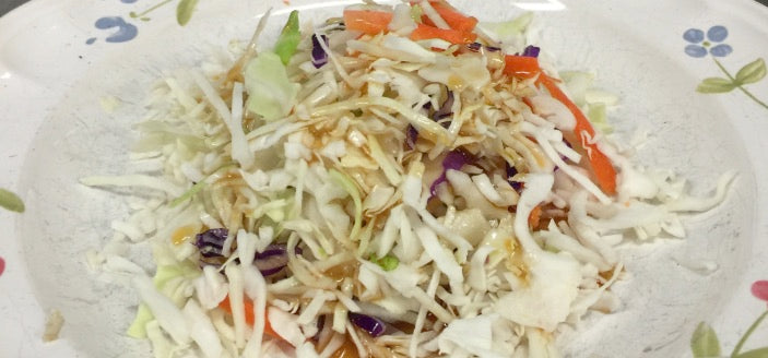 Lavender soy slaw dressing
