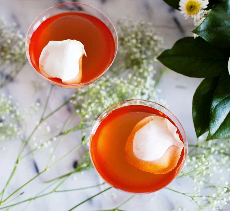 Royal Rose Rose Syrup in a Spritz