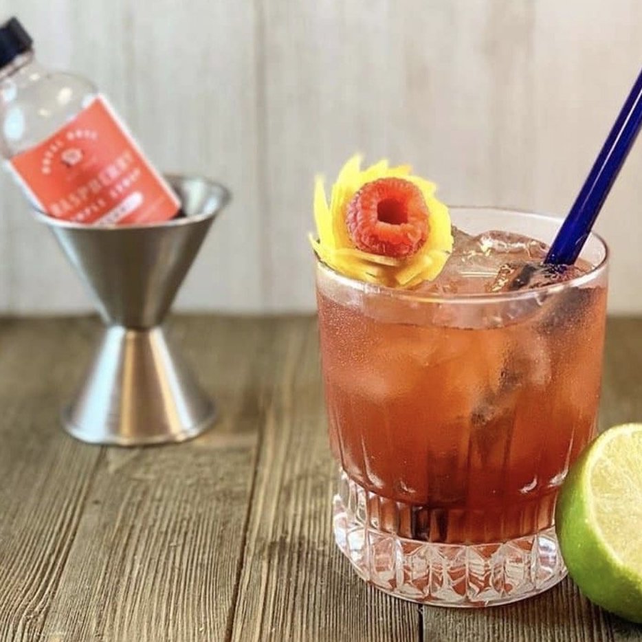 Raspberry Amaretto Sour