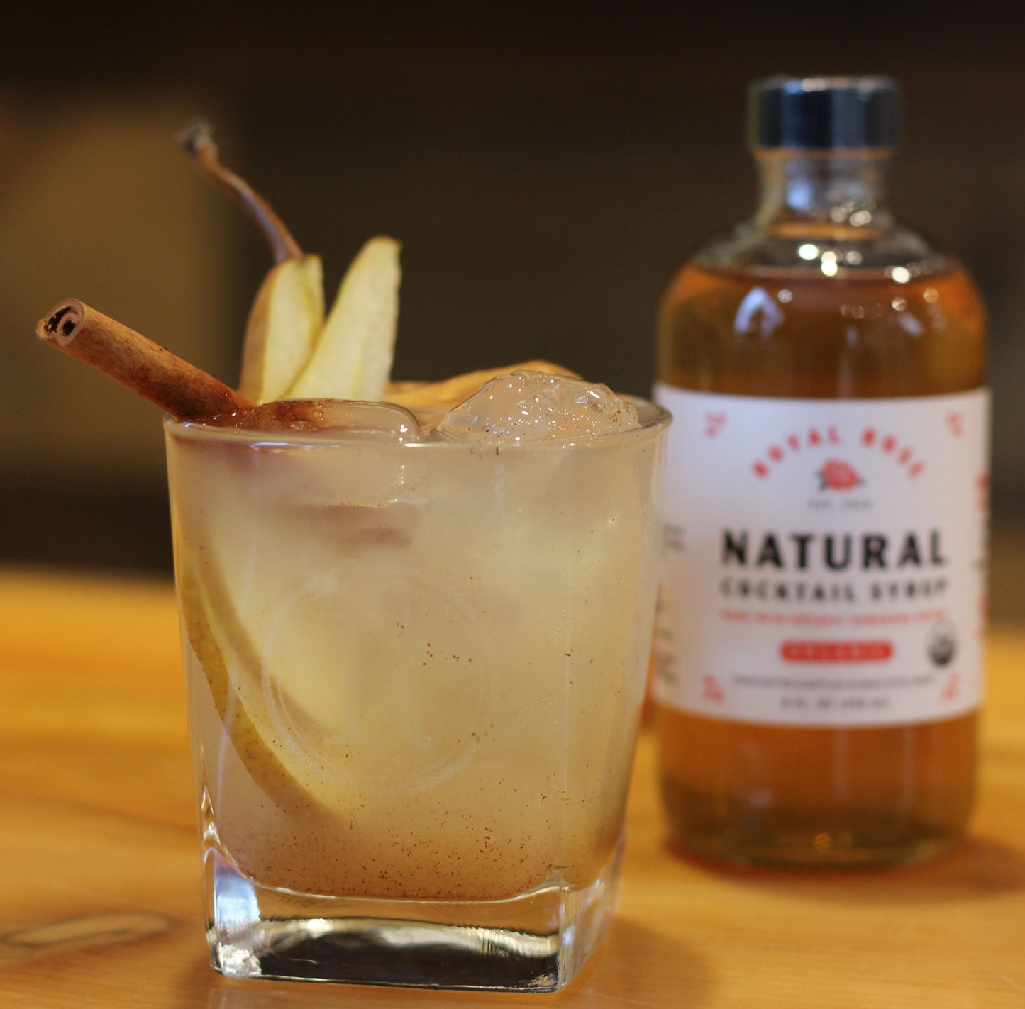 Pear Cinnamon Spritz Mocktail
