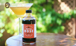 Royal Rose Three Chile Syrup showcased in a cocktail.